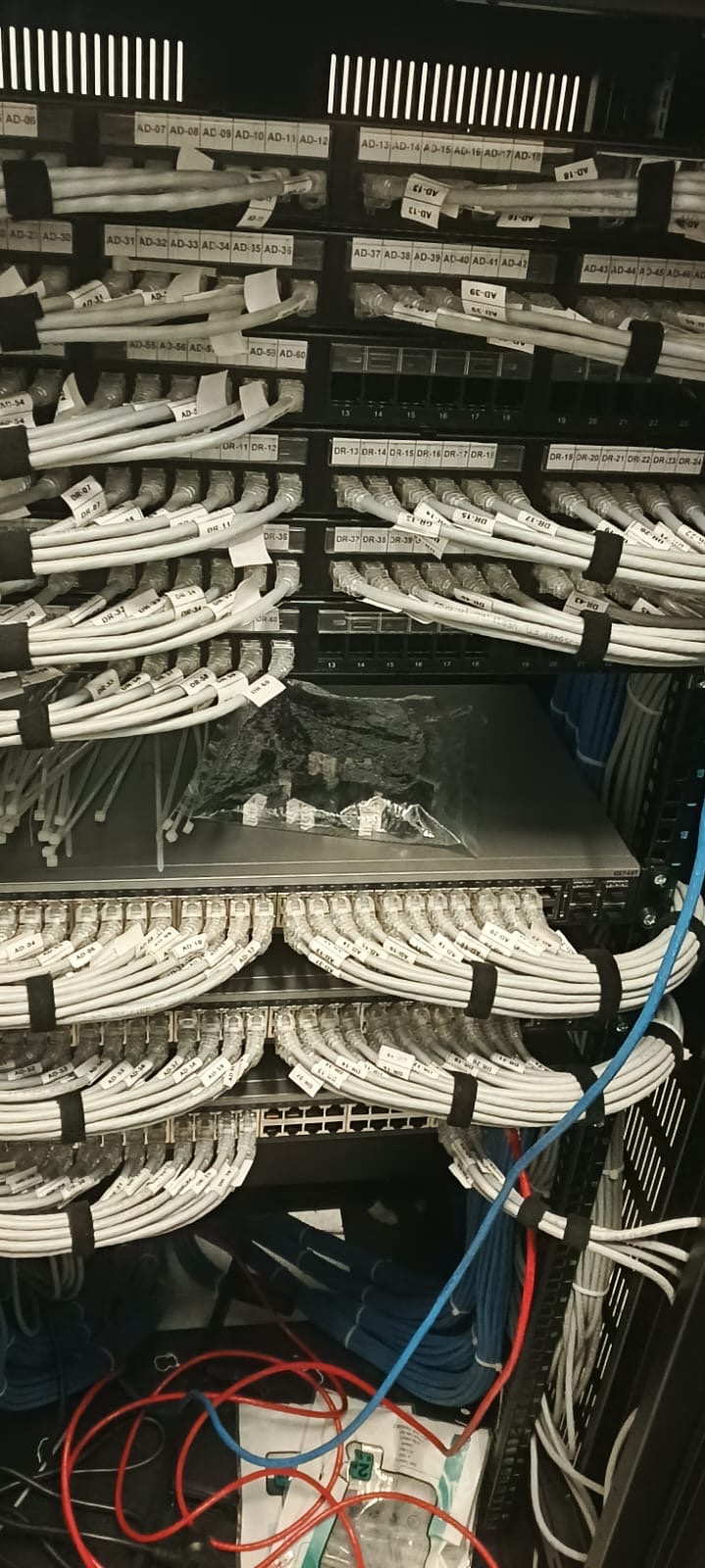 Labelled Patch Panel