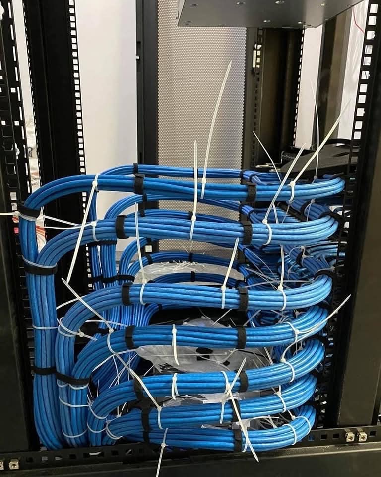 Blue Cable Bundles