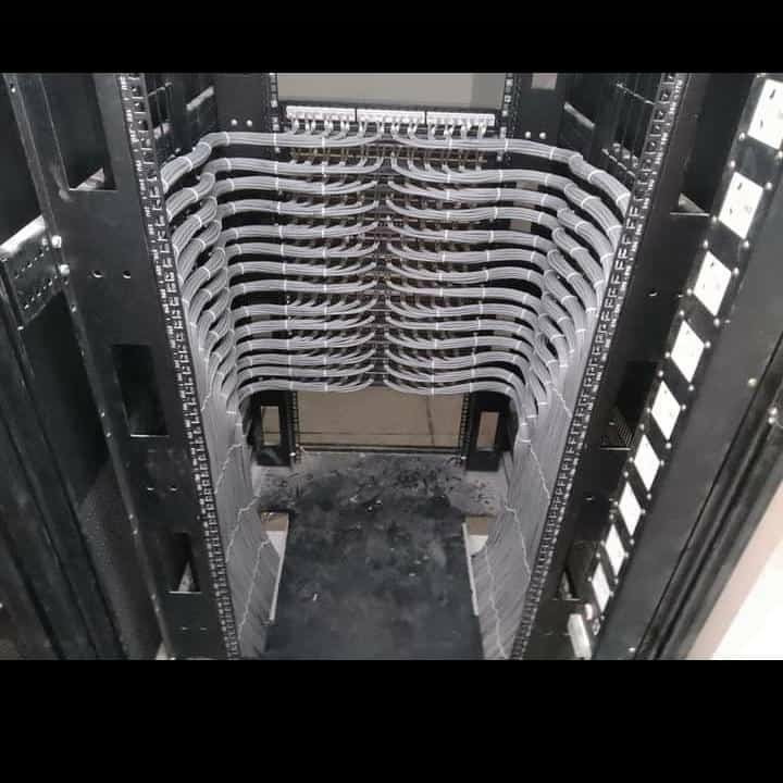 Cable Management Top View