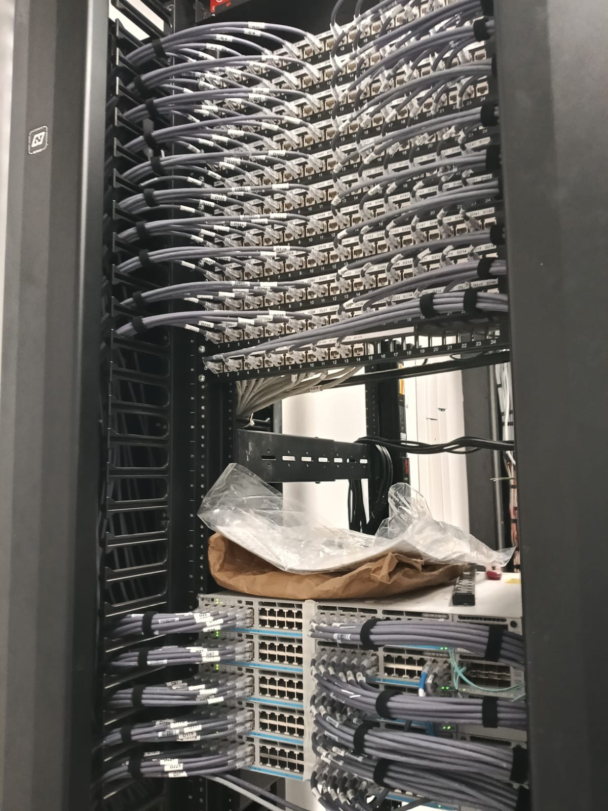 Dense Patch Panel Install
