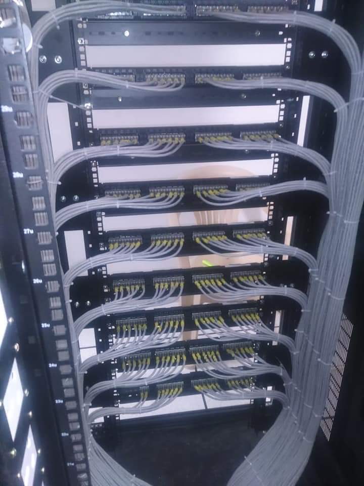 Grey Arc Patch Panel