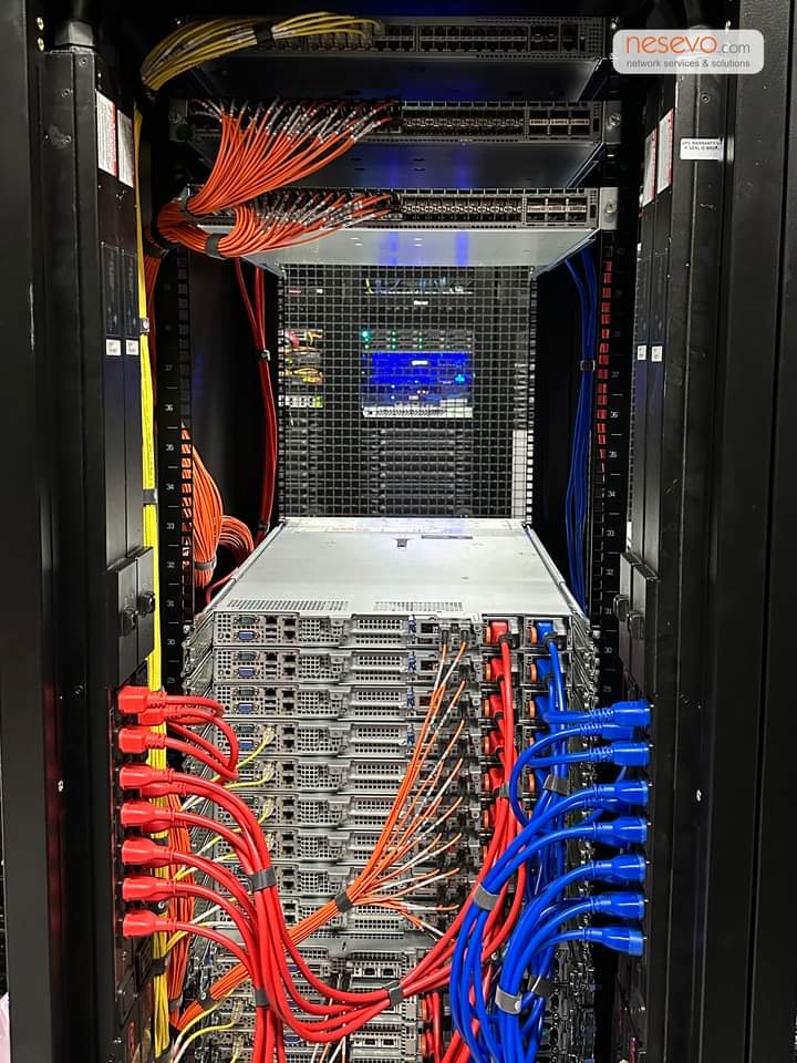 Multi-Colour Server Rack